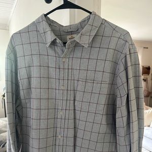 Marine Layer Button Up Shirt Size Larger